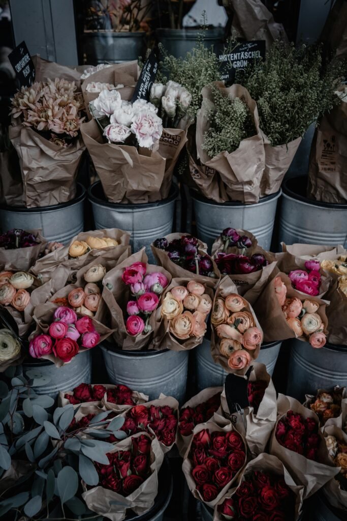 Ramos de flores a la venta